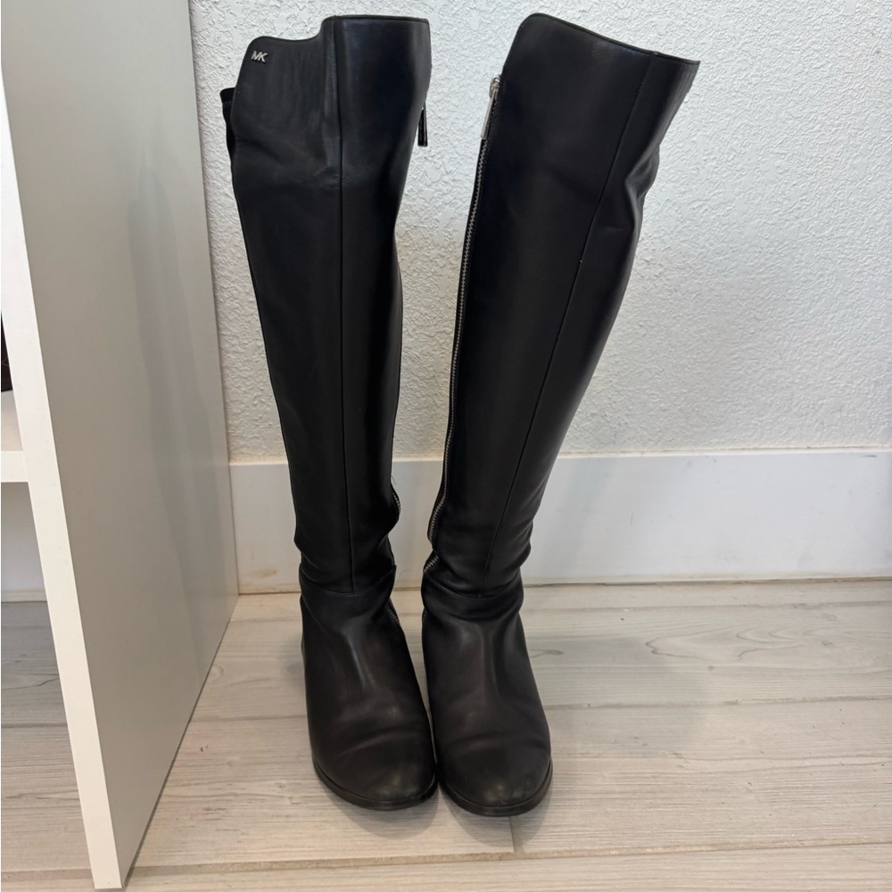 Michael Kors Black Over the Knee Boots